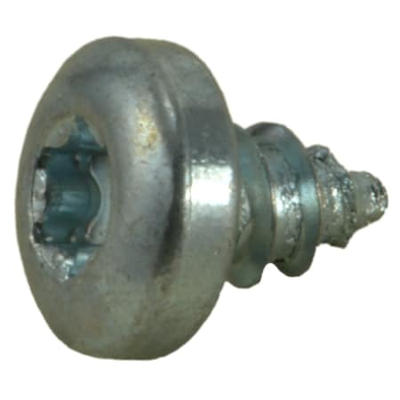 Midwest Fastener Sheet Metal Screw, #8 x 1/4 in, Zinc Plated Steel Pan Head Torx Drive, 50 PK 37061